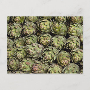 Artichokes Photo Vykort