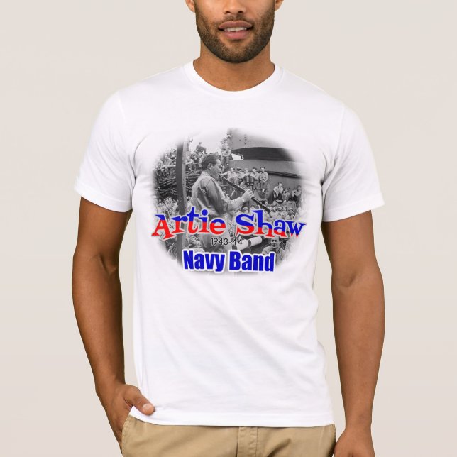 Artie Shaw USN Tour shirt 1943 T Shirt (Framsida)