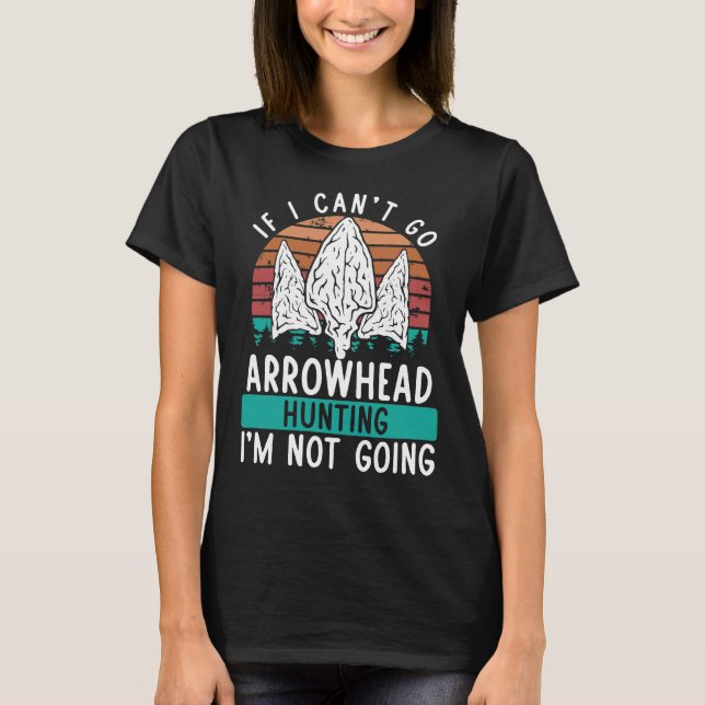 Artifact Arrowhead Collection Arrowhead Hunting T Shirt (Framsida)