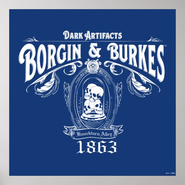 Artifact Store-grafik för BORGIN & BURKES™-Mörk Poster (Framsidan)