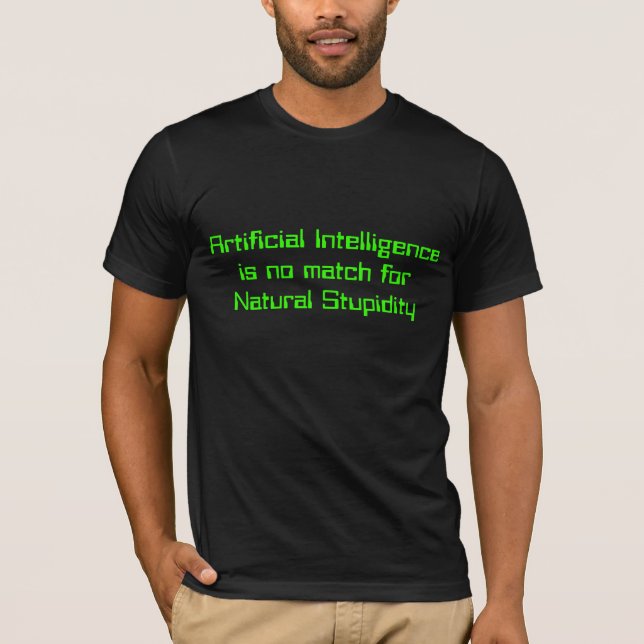 Artifical vs Natural T-shirt (Framsida)