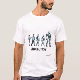 Artificial Evolution | Futuristic AI Robot Design T Shirt