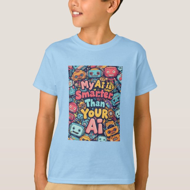 Artificial intelligence competition t shirt (Framsida)
