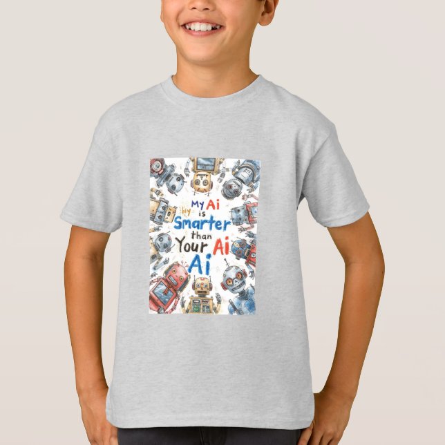 Artificial intelligence competition t shirt (Framsida)