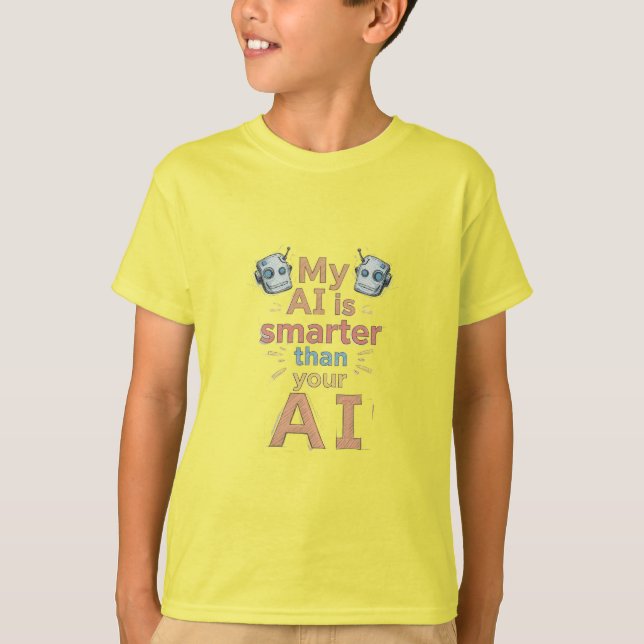 artificial intelligence competition t shirt (Framsida)