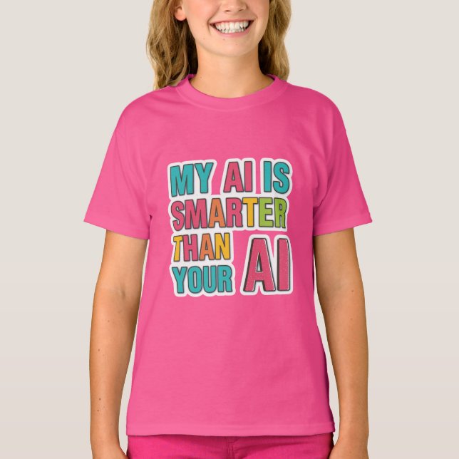 Artificial intelligence competition t shirt (Framsida)