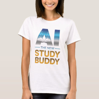 Artificial Intelligence Study Buddy Design T Shirt