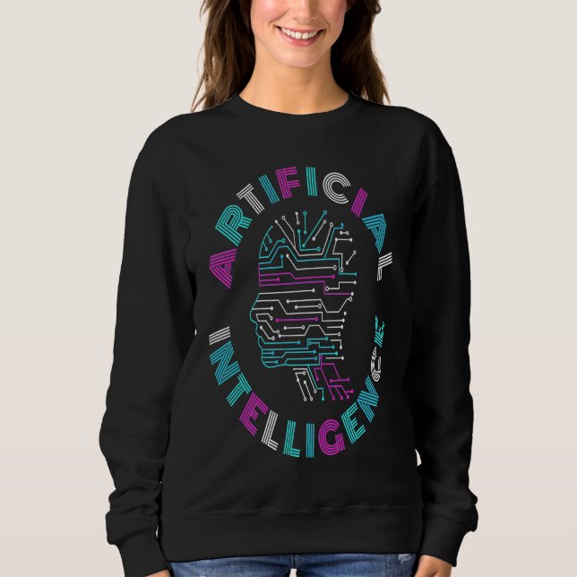 Artificiell Intelligens AI T Shirt (Framsida)