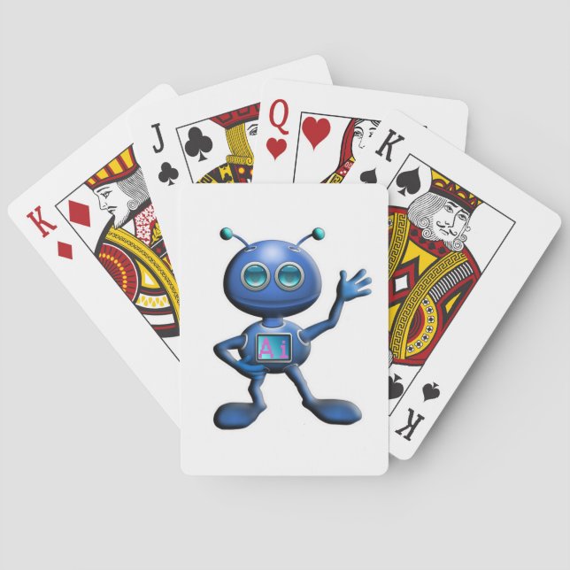 Artificiell intelligens casinokort (Baksidan)