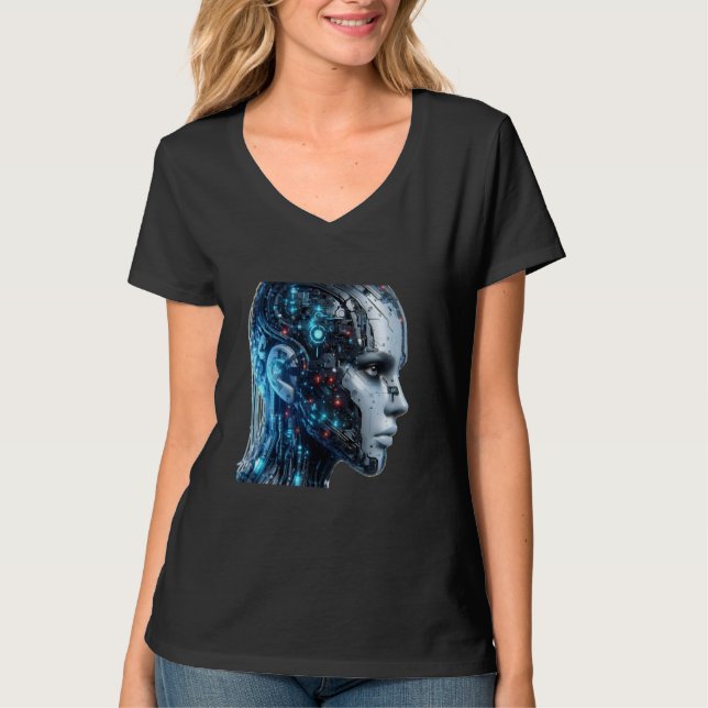 Artificiell intelligens - Computer Science - IT Pr T Shirt (Framsida)