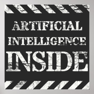 Artificiell intelligens inuti poster