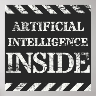 Artificiell intelligens inuti poster
