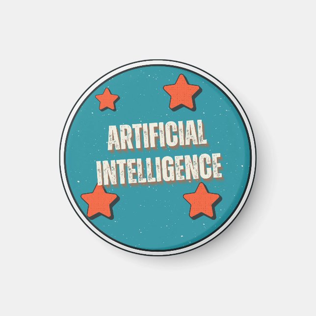 Artificiell Intelligens Magnet (Framsidan)