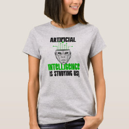 Artificiell intelligens studerar oss! t shirt
