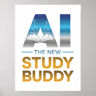 Artificiell intelligens Studiekompis Design Poster