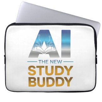 Artificiell intelligens-studiekompisdesign laptop fodral
