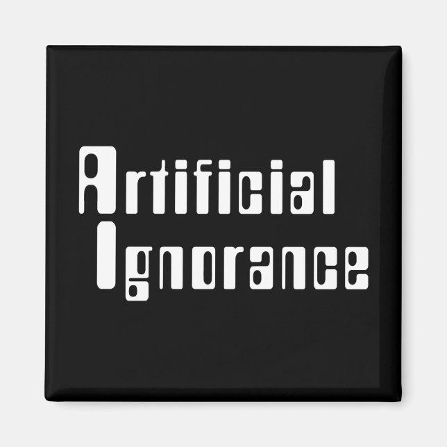 Artificiell okunnighet magnet (Framsidan)
