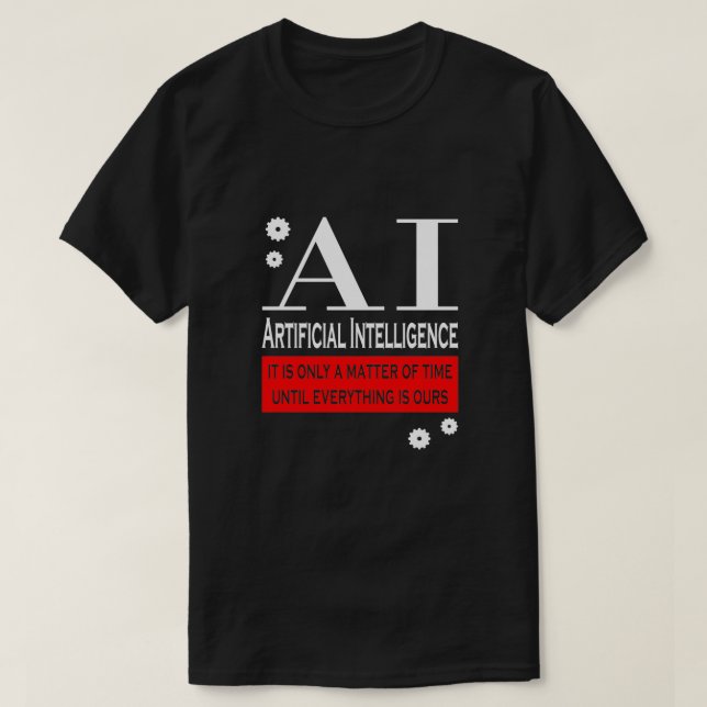Artificiell underrättelserobot 5 t shirt (Design framsida)