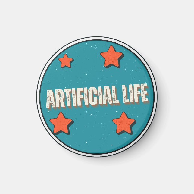 Artificiellt Liv Magnet (Framsidan)
