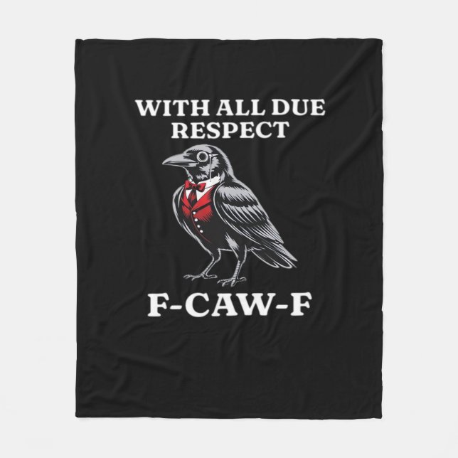 Artig F-Caw-F Fleecefilt (Framsidan)
