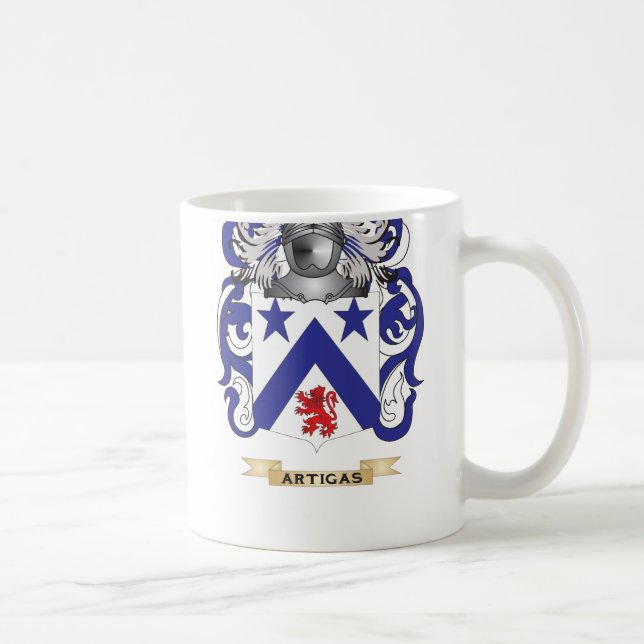 Artigas vapensköld (familjvapenskölden) kaffemugg (Höger)
