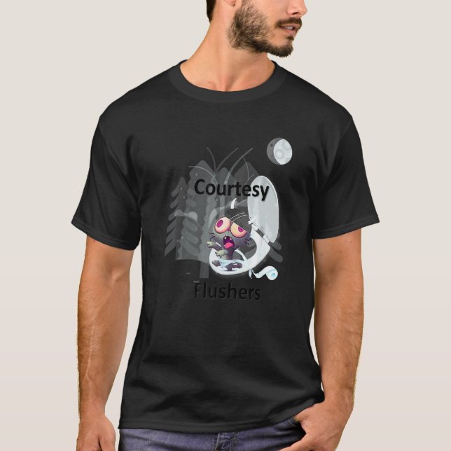 Artighetsspolare Zombie-katt T Shirt (Framsida)