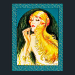 Artikel 1924 Art Deco Dam Poster<br><div class="desc">Om du väljer att ladda ned poster Walgreen-butiken din hämtning i olika storlekar och i olika struktur på mycket bra pris. Ibland med rabatt. Ett tips från min amerikanska vän. Se onlinen "Digital Printing" (Digital Printing) i Storbritannien. Vintage bild togs från ett 1924-täcke av teatertidskriften. Jag har gjort den ljusare...</div>