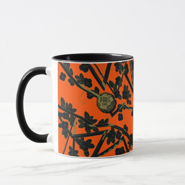 Artikel 1925 Art Deco Paris Frankrike parfym Mugg (Vänster)