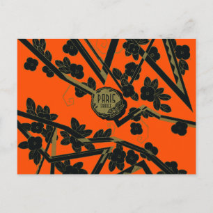 Artikel 1925 Art Deco Paris Frankrike parfym Vykort
