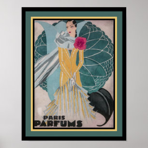 Artikel 1925 Art Deco Paris Parfym Poster