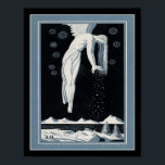 Artikel 1928 Art Deco Snö Angel Poster<br><div class="desc">Art Deco Snö Angel tryckt ca 1928</div>