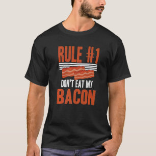 Artikel 1 Ät inte min Bacon Enthusiast Gris Grilli T Shirt