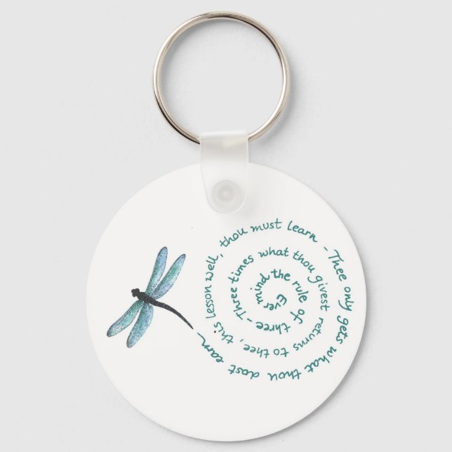 Artikel 3 - Witch's law - Wiccan Rede Nyckelring (Framsida)