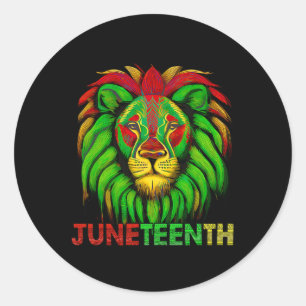 Artikel Junetonde Afrikas svarta Kung-historia Runt Klistermärke