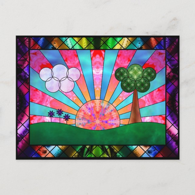 Artikel på vykortet Sol Vykort (Framsida)