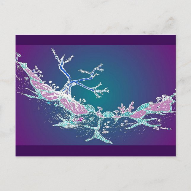 Artikel vykort 10: Magic Valley Midnight Luminous (Framsida)