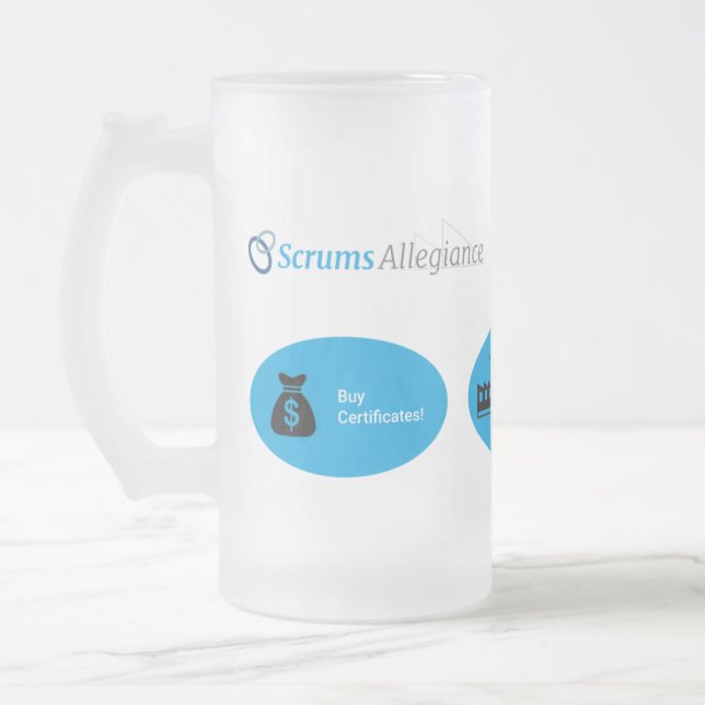 Artikelfärger med genomskinlighet frostat ölglas (Vänster)