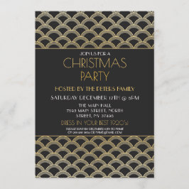 Artikelinbjudan till 1920 års Art Deco-Julen Gatsb Inbjudningar