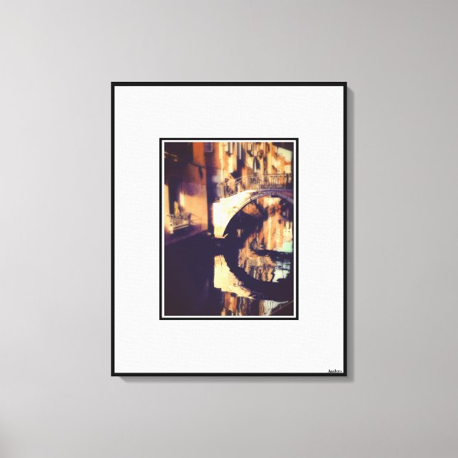 Artiker för äldre * Venice * 3* Canvastryck (Framsida)