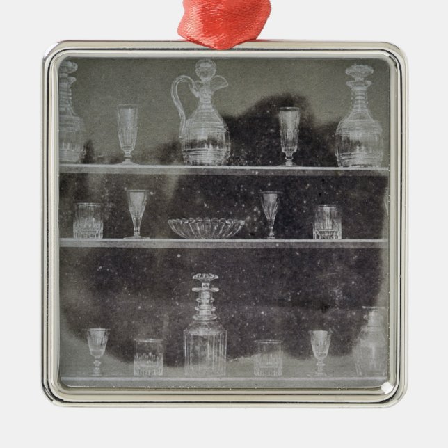 Artiklar av exponeringsglas julgransprydnad metall (Framsidan)