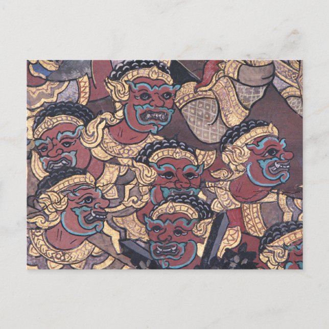 Artiklar från Ramakien Vykort (Framsida)