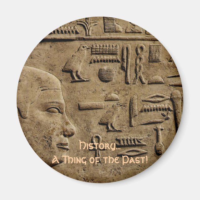 Artiklar i EGYPTIAN Relief Art Gift Magnet (Framsidan)