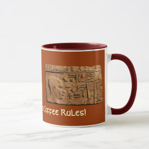 Artiklar i EGYPTIAN Relief Art Gift Mugg