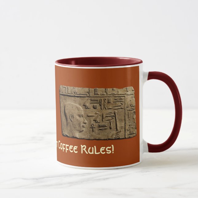 Artiklar i EGYPTIAN Relief Art Gift Mugg (Höger)