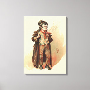 Artikulens docka från Oliver Twist Canvastryck