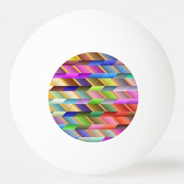 Artikulerade trianglar pingisboll (Baksidan)