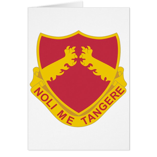 Artilleri för 321 fält hälsningskort (Framsidan)