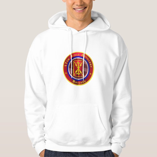 Artilleribrigaden Fält 17:e brigaden Hoodie (Framsida)