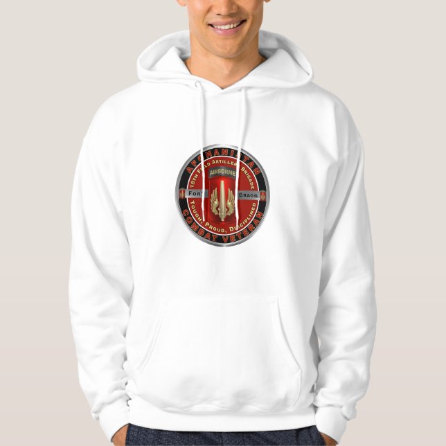 Artilleribrigaden Fält 18:e Afghanistan Veteran Hoodie (Framsida)