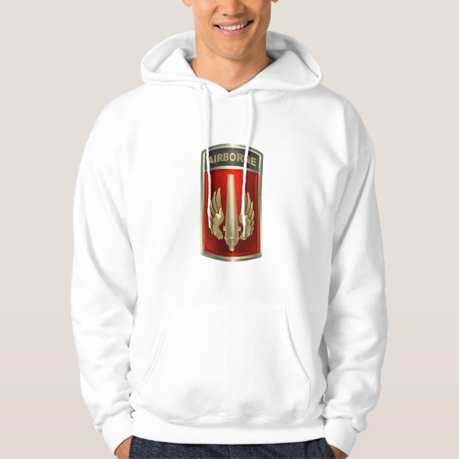 Artilleribrigaden Fält 18:e Hoodie (Framsida)
